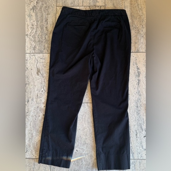 Dana Buchman Black Straight-Leg Cropped Pants - Size Women’s 10 - Picture 10 of 14